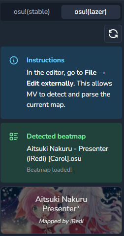 lazer beatmap
